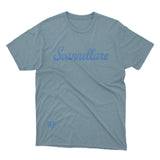 T-shirt cotone SCANNELLARE VINTAGE FROG BLUE